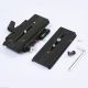 Dovetail Quick Release Plate System fr Camera DSLR Rig Support Mount Base Tripod 